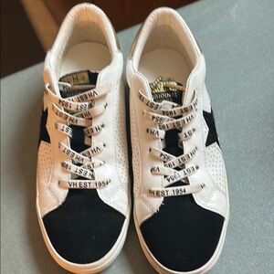 White and Black Sneakers